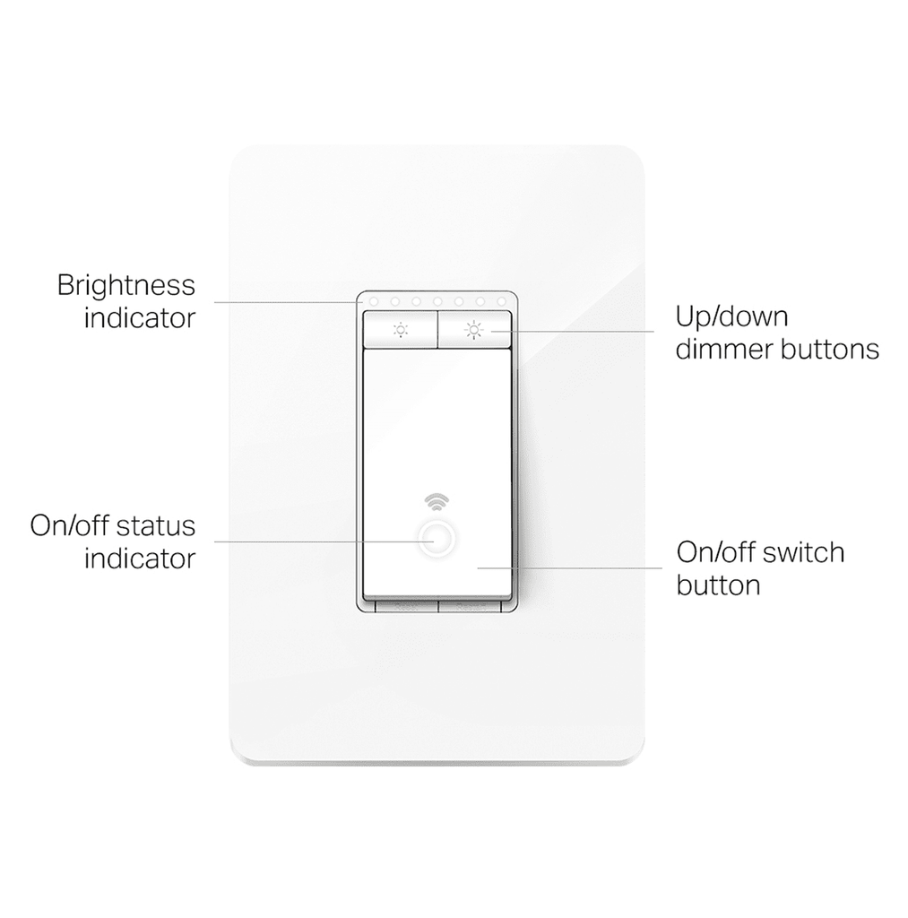 TP-Link Interruptor inteligente de luz, Wi-Fi, controla la iluminación  desde cualquier lugar, fácil instalación en la pared (solo 3 vías), no  requiere