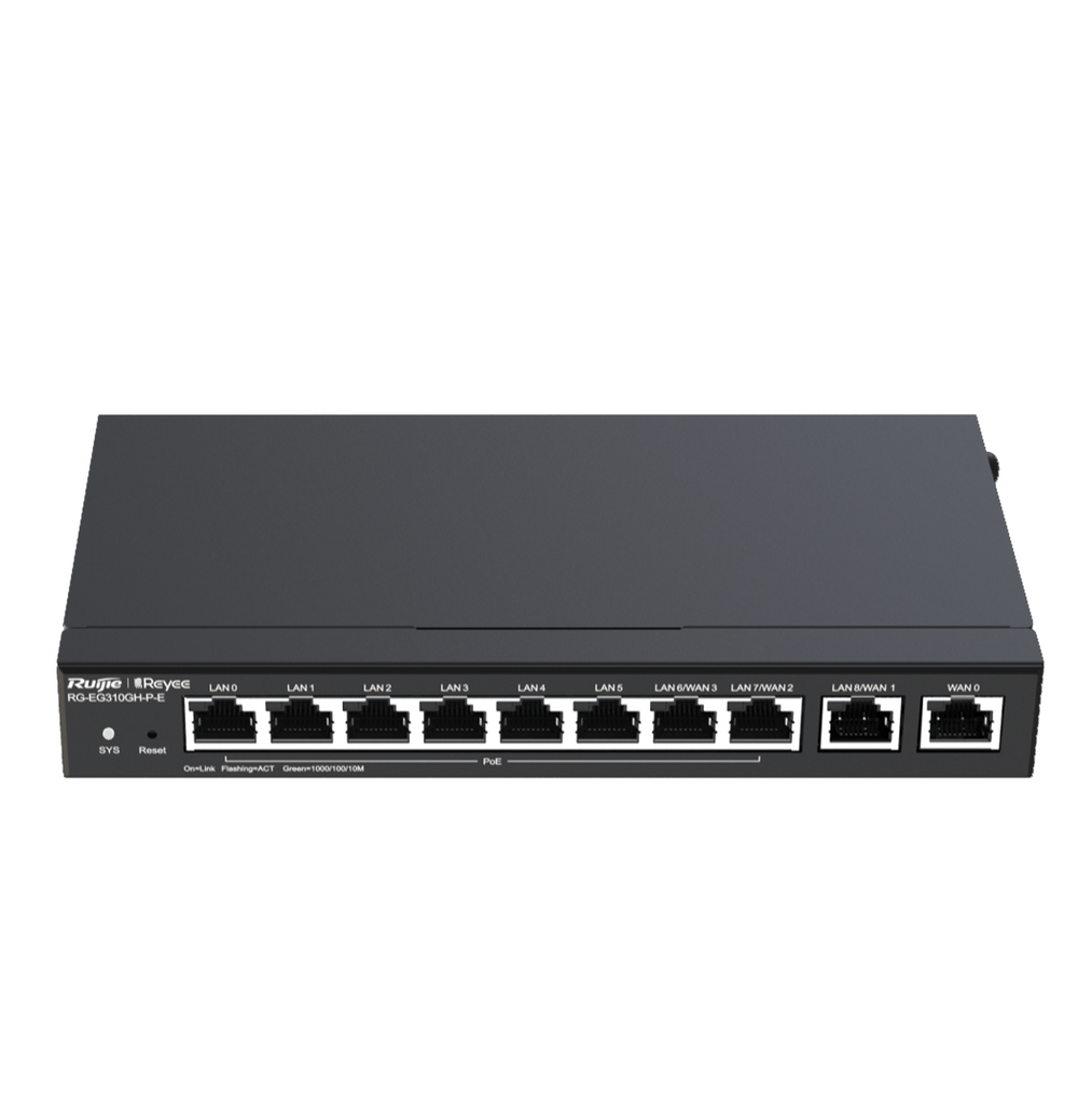 Router 8 PoE +2 GE 120W Hasta 4 WAN 300 usuarios / SMB 1.5Gbps rend...