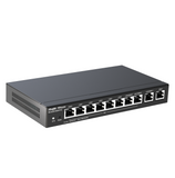 Router 8 PoE +2 GE 120W Hasta 4 WAN 300 usuarios / SMB 1.5Gbps rendimiento Marca: Ruijie