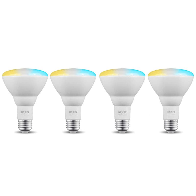 Bombillo Inteligente Wi-Fi LED Luz Blanca, Pack 4 Unidades NHB-W2104PK Marca: Nexxt.