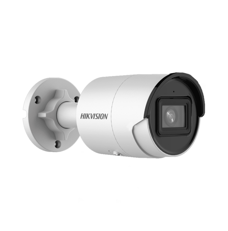 Cámara IP tipo mini bullet, Acusense de 4 Megapixel para exteriores IP67 Marca: Hikvision