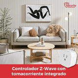 Controlador Z-Wave con tomacorriente integrado. Marca: Ezlo Modelo: Ezlo Plug